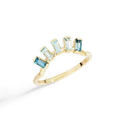 DoDo Anello topazi blu london & sky DAC5004-FCUTS-TLY9G